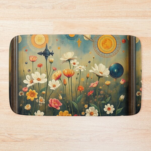 Item preview,  A Beautiful Flower Garden painting inspired by Gustav Klimt designed and sold by Vintage Designs +.
