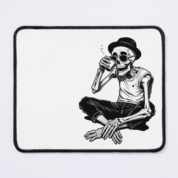 Item preview, Skelton wake up and smell the coffee designed and sold by FortuneWildCat.