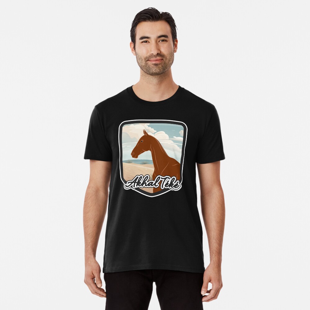 Aperçu de l'œuvre T-shirt premium créée et vendue par WebEquitation.