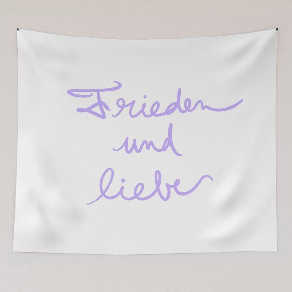 Item preview, Peace and love in German designed and sold by abeink.