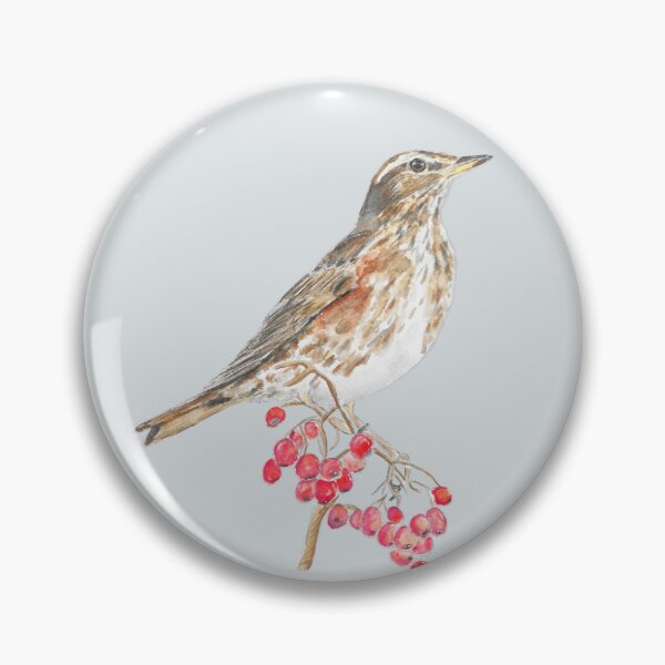Item preview, Redwing (Watercolour) designed and sold by Sarah Addy.