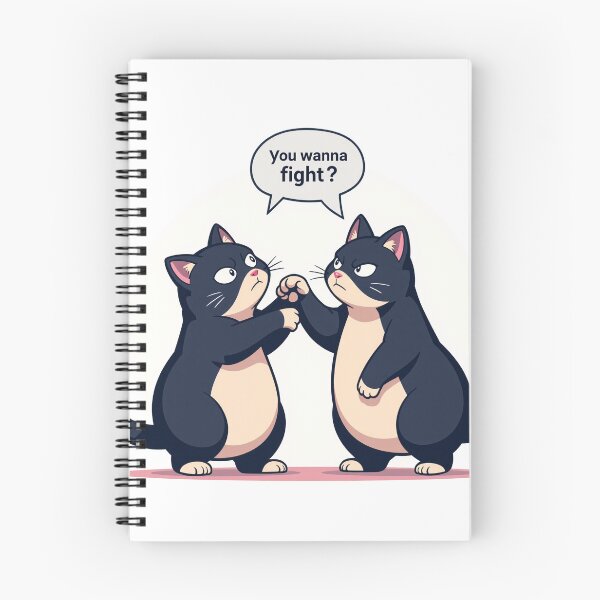 Item preview, Meow-tual Combat: A Pre-Fight Cats Face-Off designed and sold by FortuneWildCat.