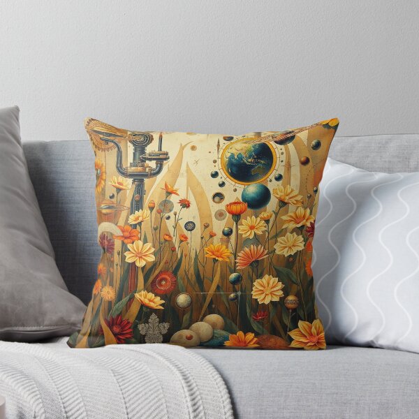 Item preview,  A Beautiful Flower Garden painting inspired by Gustav Klimt designed and sold by Vintage Designs +.