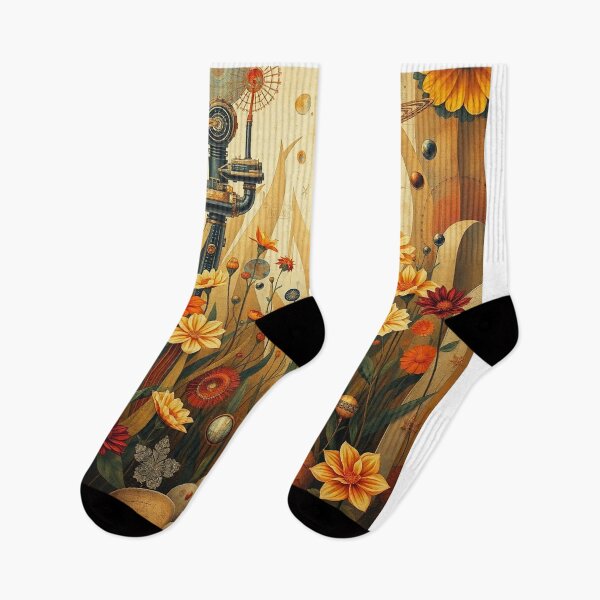 Item preview,  A Beautiful Flower Garden painting inspired by Gustav Klimt designed and sold by Vintage Designs +.