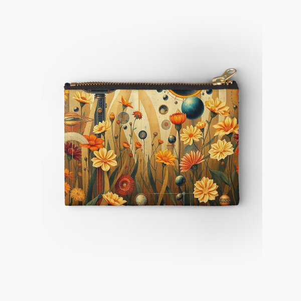 Item preview,  A Beautiful Flower Garden painting inspired by Gustav Klimt designed and sold by Vintage Designs +.