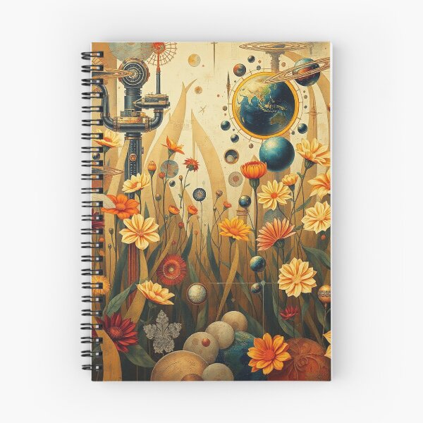 Item preview,  A Beautiful Flower Garden painting inspired by Gustav Klimt designed and sold by Vintage Designs +.