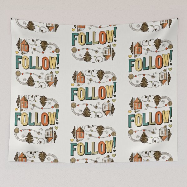 Item preview, "Follow!" 8 designed and sold by Zeir Shop.