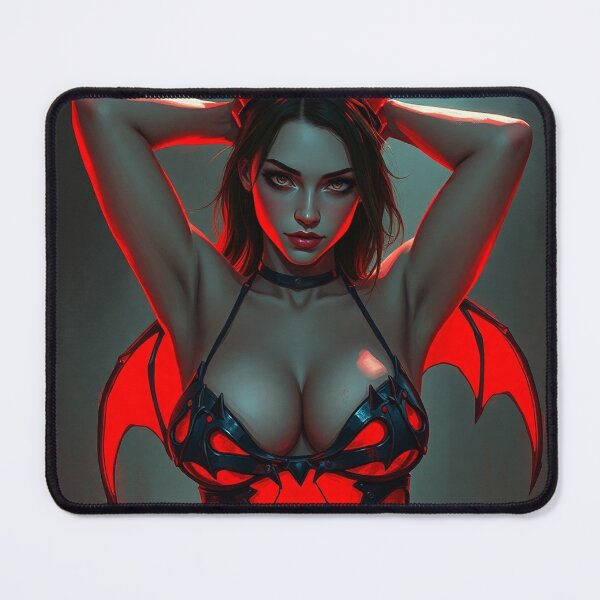 Item preview, Sexy Vampire demon fantasy punk horror Girl illustration designed and sold by Vintage Designs +.
