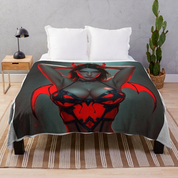 Item preview, Sexy Vampire demon fantasy punk horror Girl illustration designed and sold by Vintage Designs +.