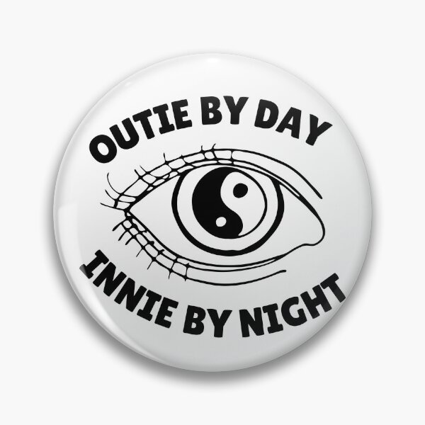 Artikelvorschau, Outie bei Tag, Innie bei Nacht – Ich trenne mich von Yin und Yang – Parodie entworfen und verkauft von impressionofmel.