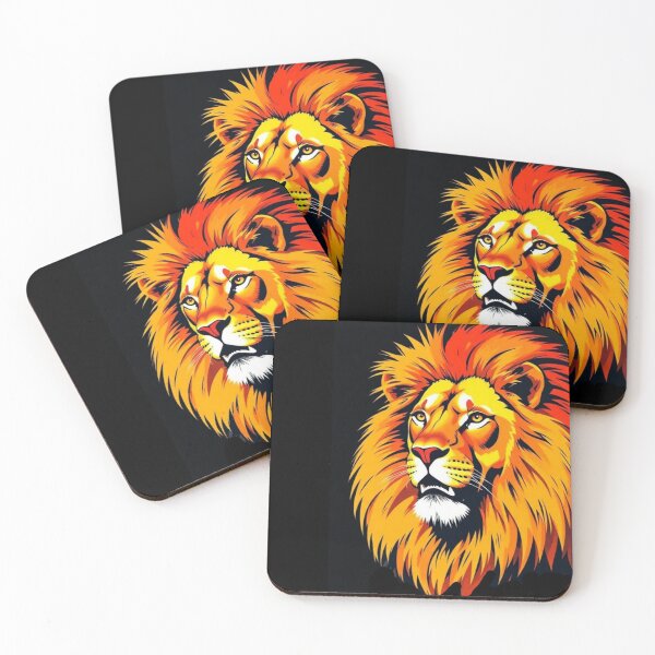 Item preview, pop art style king lion designed and sold by Dogandesighn.