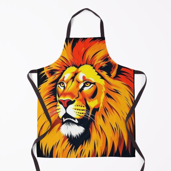 Item preview, pop art style king lion designed and sold by Dogandesighn.