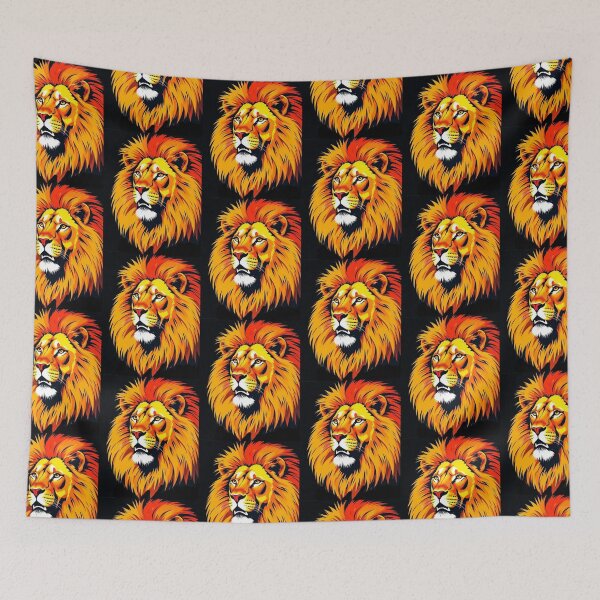 Item preview, pop art style king lion designed and sold by Dogandesighn.