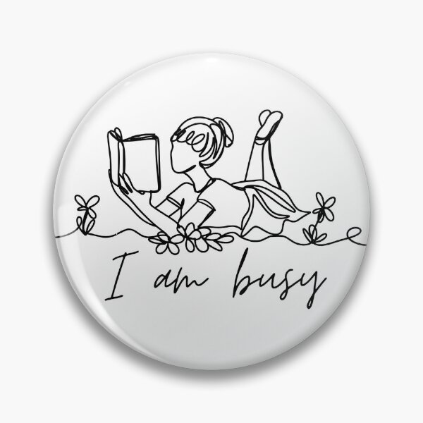 Item preview, I am Busy designed and sold by Bookish Delights.