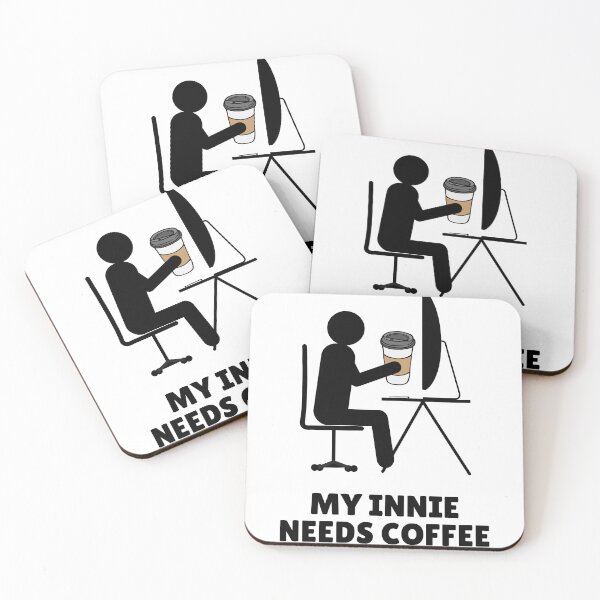 Artikelvorschau, Mein Innie braucht Kaffee I Abfindungsparodie entworfen und verkauft von impressionofmel.