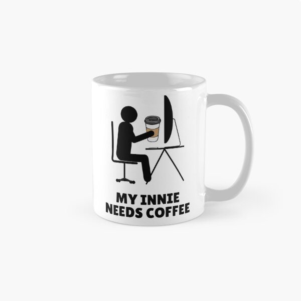 Artikelvorschau, Mein Innie braucht Kaffee I Abfindungsparodie entworfen und verkauft von impressionofmel.