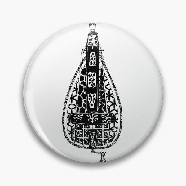Item preview, Hurdy-Gurdy with decorative soundboard designed and sold by inkle.