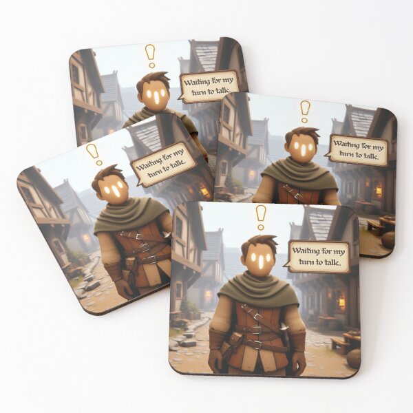 Item preview, NPC Vibes - Waiting for my Turn to talk... designed and sold by nature. electrified..