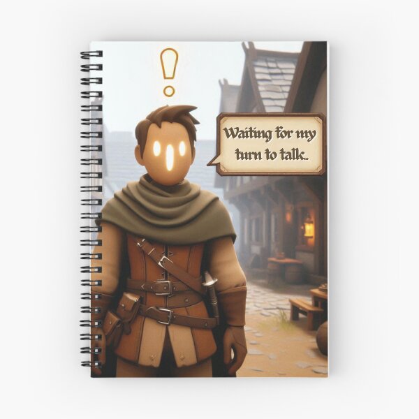 Item preview, NPC Vibes - Waiting for my Turn to talk... designed and sold by nature. electrified..