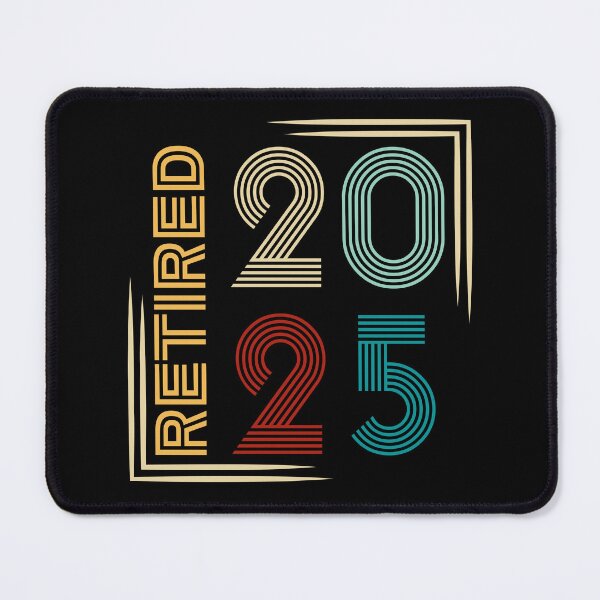 Artikelvorschau, Retro 2025 im Ruhestand entworfen und verkauft von MaxOutDesign.