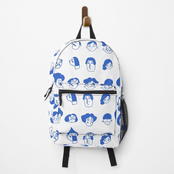Item preview, Funny Line Blue Faces designed and sold by Inadesignstore.