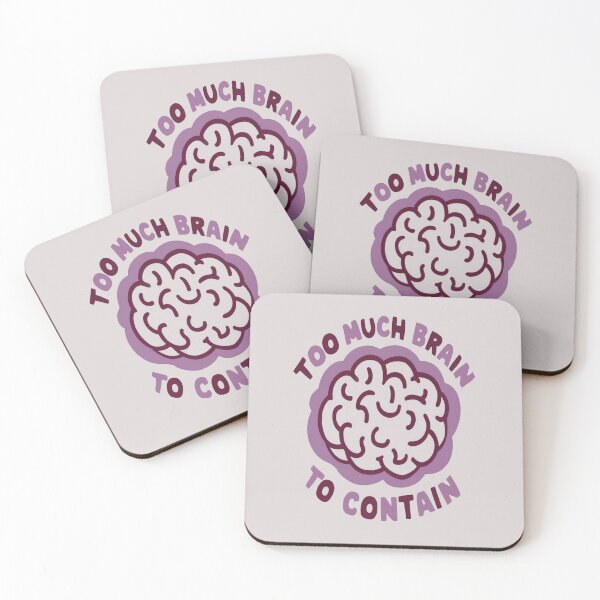 Item preview, Too Much Brain To Contain designed and sold by FanaticB.