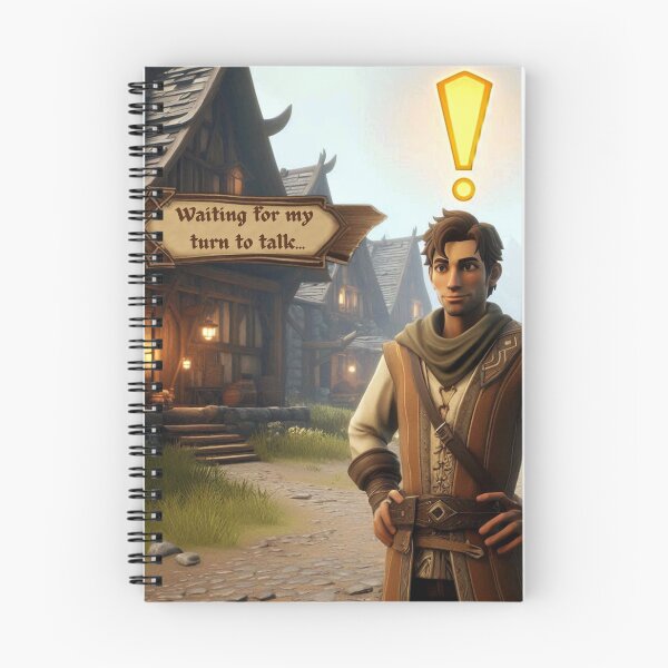 Item preview, NPC Vibes - Waiting for my Turn to talk... designed and sold by nature. electrified..