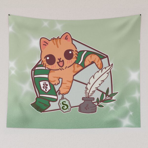 Item preview, Magical Cat Letter – Enchanted Slymeowrin Kitty designed and sold by BGMeYou.