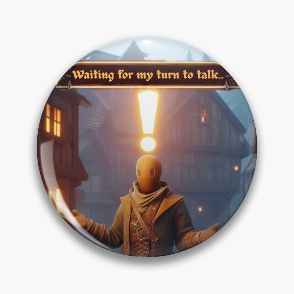 Item preview, NPC Vibes - Waiting for my Turn to talk... designed and sold by nature. electrified..