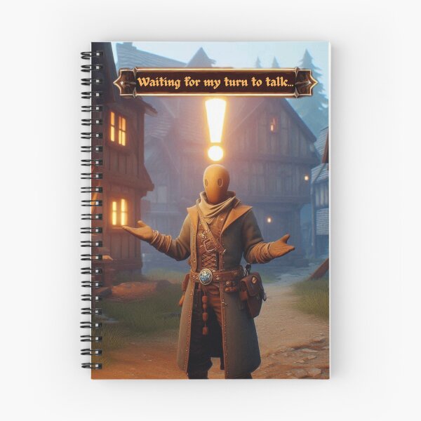 Item preview, NPC Vibes - Waiting for my Turn to talk... designed and sold by nature. electrified..