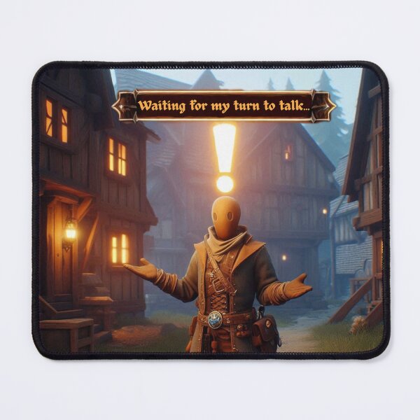 Item preview, NPC Vibes - Waiting for my Turn to talk... designed and sold by nature. electrified..