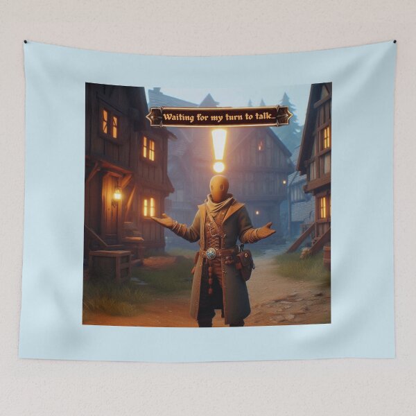 Item preview, NPC Vibes - Waiting for my Turn to talk... designed and sold by nature. electrified..