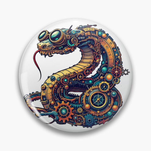 Item preview, Steampunk Serpent Sign designed and sold by Anne-Abadie.