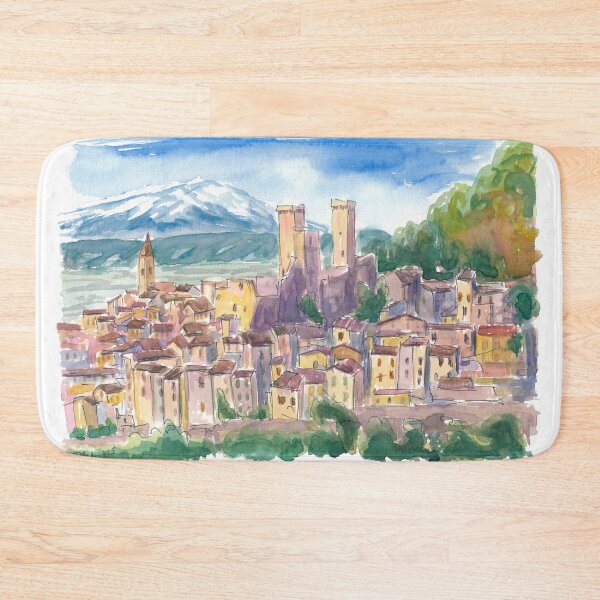 Item preview, Timeless Pacentro Towers and the Majella Mountains designed and sold by artshop77.