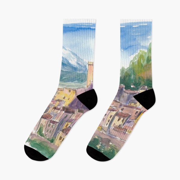 Item preview, Timeless Pacentro Towers and the Majella Mountains designed and sold by artshop77.