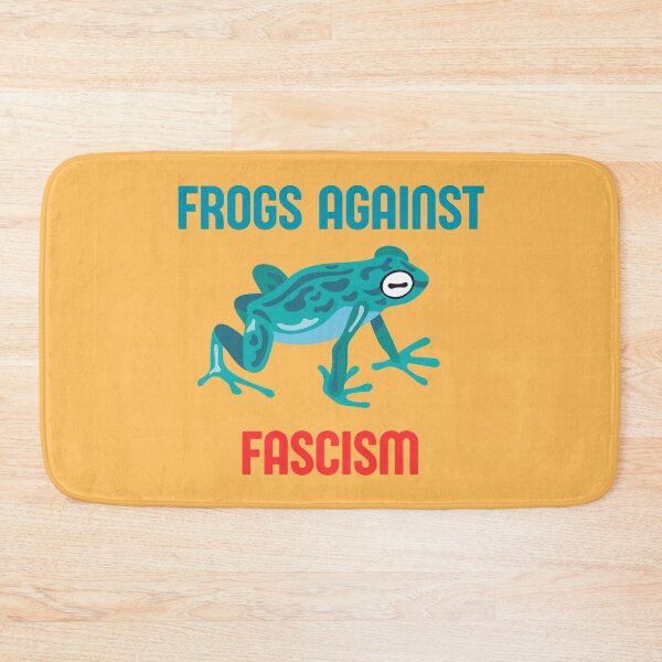 Item preview, Frogs Against Fascism designed and sold by Mushroom Patch Designs.