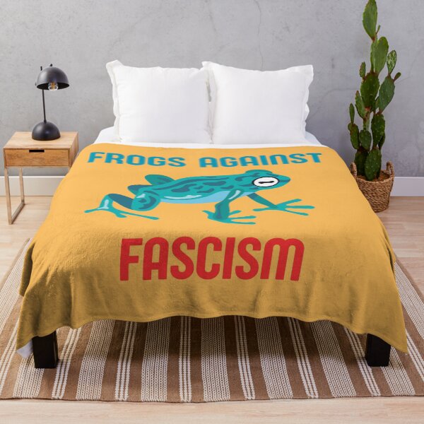 Item preview, Frogs Against Fascism designed and sold by Mushroom Patch Designs.