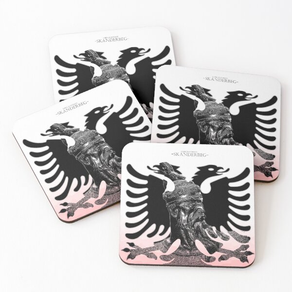 Item preview, Skanderbeg Albanian Flag Art designed and sold by ArsArtificia.
