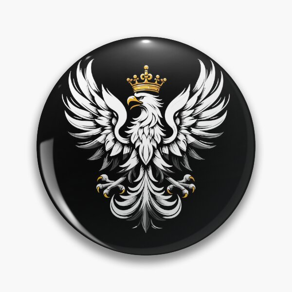 Item preview, Polska Eagle Pole Polin Poland Eagle white Gift designed and sold by Pineapple-Tree.