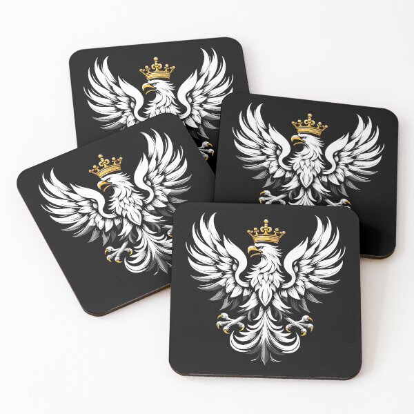 Item preview, Polska Eagle Pole Polin Poland Eagle white Gift designed and sold by Pineapple-Tree.