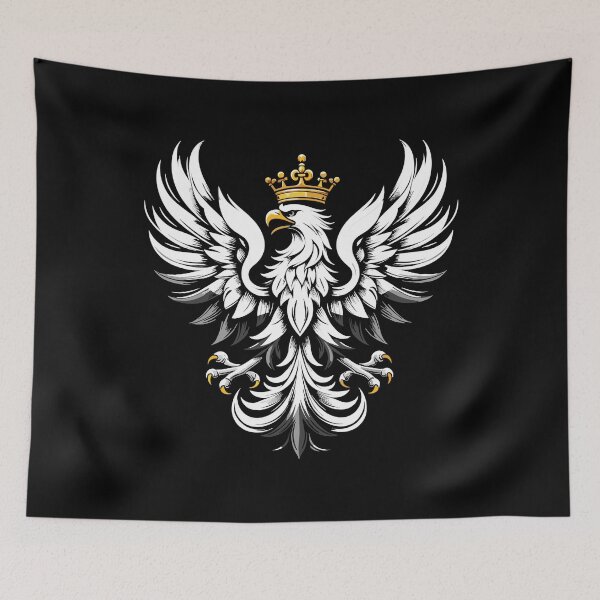 Item preview, Polska Eagle Pole Polin Poland Eagle white Gift designed and sold by Pineapple-Tree.