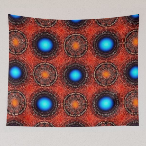 Item preview, Navy blue and Orange 6 designed and sold by Katharos Creations.