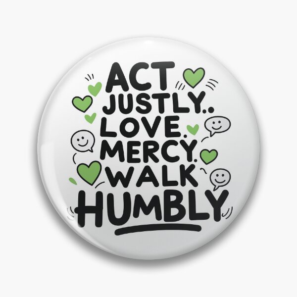 Item preview, A unique t-shirt design quotes with graphic elements and the phrase 'Act Justly. Love Mercy. Walk Humbly,' an inspirational message for others, perfect as a gift for various occasions designed and sold by postprocess.