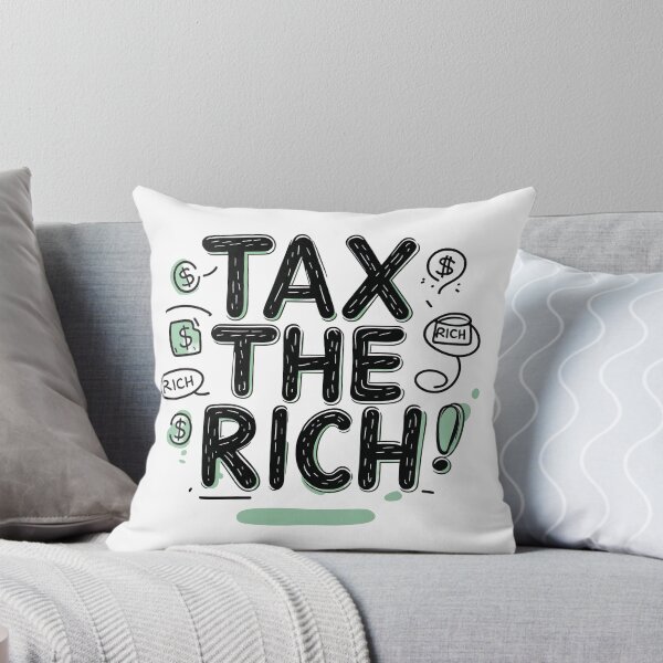 Item preview, A unique design quotes with graphic artwork, typography, and a doodle of 'Tax the Rich,' perfect as a gift for various occasions designed and sold by postprocess.