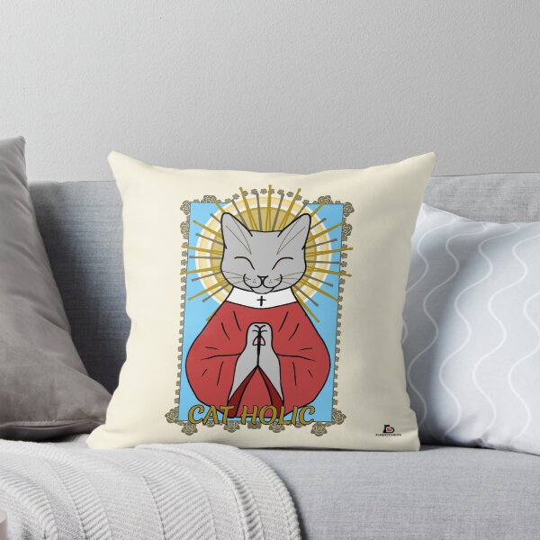Item preview, Cat Holic designed and sold by Purrfectionista.