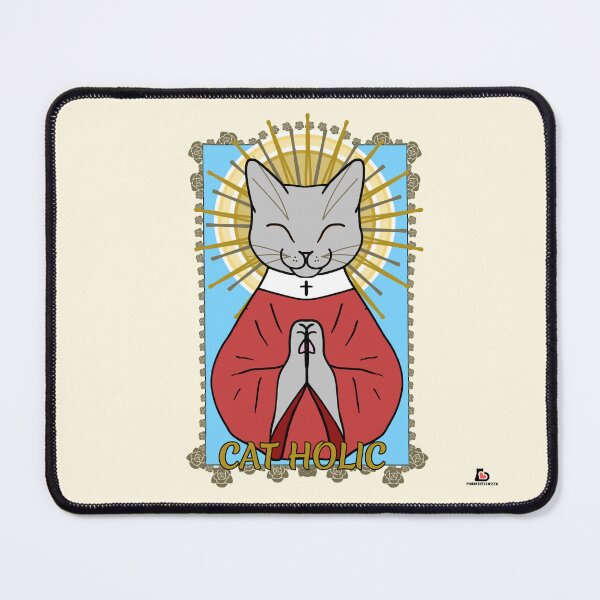 Item preview, Cat Holic designed and sold by Purrfectionista.