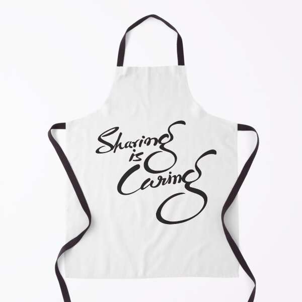 Item preview, Sharing is Caring Cursive Handwriting Black Lettering Composition designed and sold by Wiggly Lines.