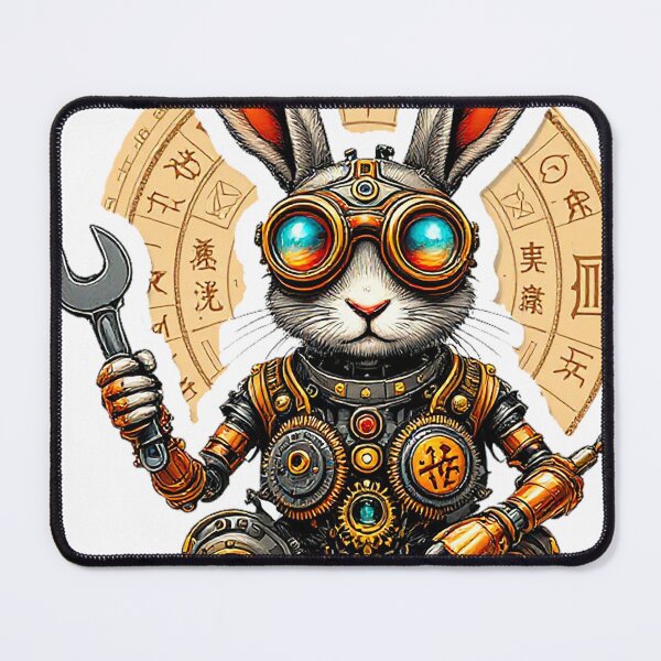 Item preview, Steampunk Rabbit Sign designed and sold by Anne-Abadie.