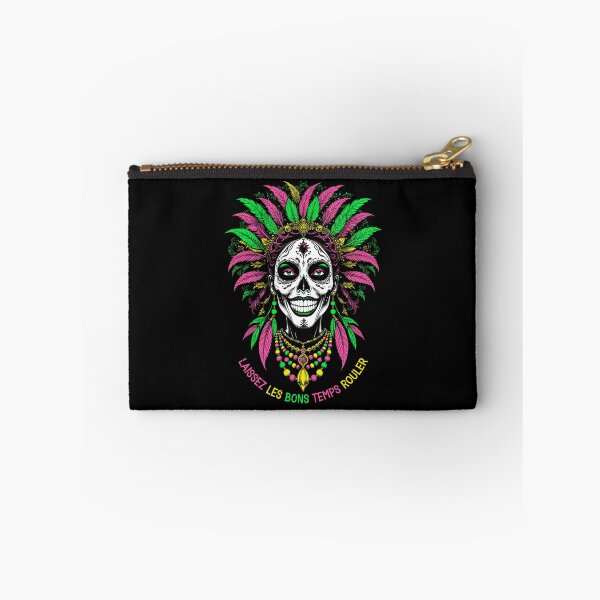 Item preview, Mardi Gras Voodoo Priestess Laissez Les Bons Temps Rouler designed and sold by GrandeDuc.