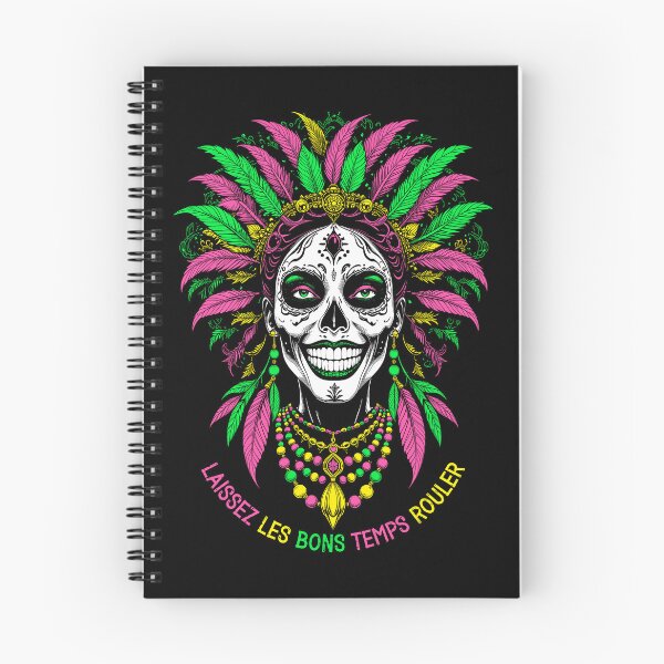 Item preview, Mardi Gras Voodoo Priestess Laissez Les Bons Temps Rouler designed and sold by GrandeDuc.